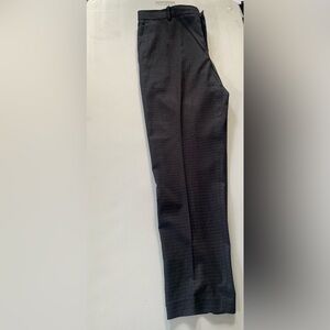 Men's Folio-Flex Slim Fit Dress Pants 36x29 Dark Gray Polyester